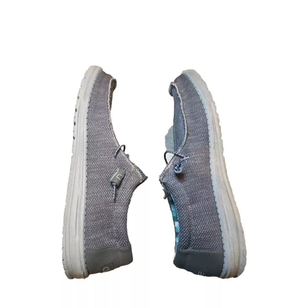 Hey Dude Mens Wally Sox In Charcoal 12 - Picture 9 of 13